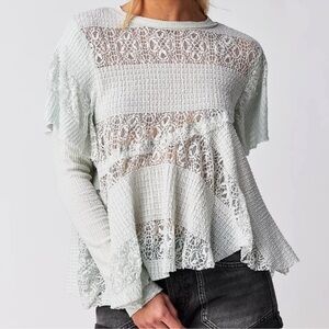 Free People Snowfall Tunic Ice Castle Size L